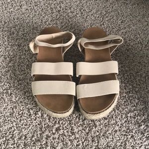 Forever21 tan espadrille sandals!